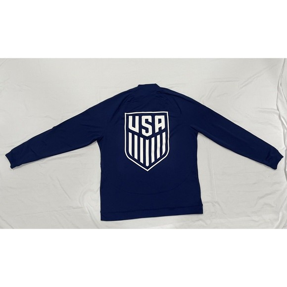 Nike USMNT Academy Pro Soccer Mens Jacket SLIM FIT - Picture 2 of 4